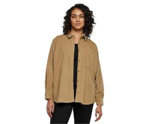 Urban Classics Damen Ladies Corduroy Oversized Shirt