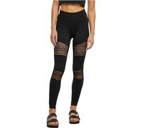 Urban Classics Damen Ladies Crochet Lace Inset Leggings