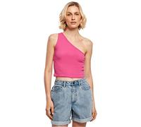 Urban Classics Damen Ladies Cropped Asymmetric Top