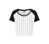 Urban Classics Damen Ladies Cropped Baseball Tee