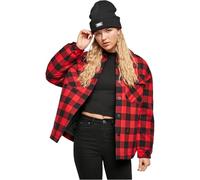 Urban Classics Damen Ladies Flanell Padded Overshirt