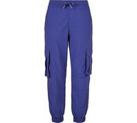 Urban Classics Damen Ladies High Waist Crinkle Nylon Cargo Pants