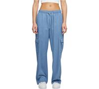 Urban Classics Damen Ladies Light Denim Cargo Pants