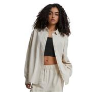 Urban Classics Damen Ladies Linen Mixed Oversized Shirt