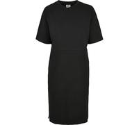 Urban Classics Robe à thé oversize organique fendue manches courtes Noir XL Femme