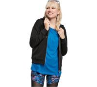 Urban Classics Sweat à capuche zippé en tissu biologique pour femme Noir M