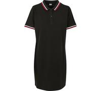 Urban Classics Robe polo Femme 100% coton manches courtes Noir Taille S