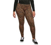Urban Classics Damen Ladies Soft AOP Leggings darkleo, 3XL
