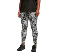 Urban Classics Dames Soft AOP Leggings Pantalon de Yoga, Blackfading, XL Femme