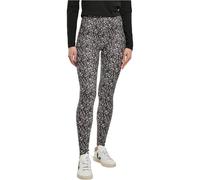 Urban Classics Damskie miękkie legginsy AOP Pantalon de Yoga, Blackline, M Femme
