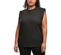 Urban Classics Débardeur à épaules rembourrées pour Femme T-Shirt, Noir