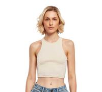 Urban Classics Haut côtelé pour femme, coupe courte ajustée, Tailles XS à 5XL, Softseagrass 3XL