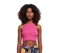 Urban Classics – T-shirt court côtelé pour femme – Violet vif – Taille 5XL