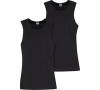 Urban Classics Débardeurs Côtelés - Lot de 2 Homme Débardeur Noir M