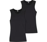 Urban Classics Débardeurs Côtelés - Lot de 2 Homme Débardeur Noir XL