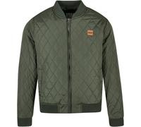 Urban Classics - DIAMOND Nylon Veste Matelassée olive