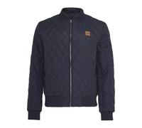Urban Classics Veste Diamond Quilt Nylon Jacket – Bleu marine (155) XXL Homme