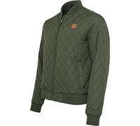 Urban Classics Diamond Quilt Nylon Jacket, Vert Olive (176), XL Homme