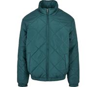 Urban Classics Diamond Quilted Short Jacket Green 5XL