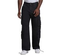 Urban Classics Double Cargo Pants, Pantalons Homme, Black,