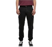 Urban Classics Double Cargo Twill Jogging Pants, Pantalons Homme, Black,