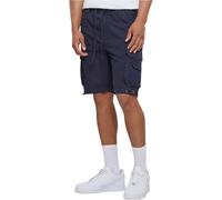 Urban Classics Double Pocket Cargo Shorts, Shorts Homme, Navy, M