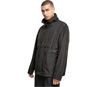 Urban Classics Double Pocket Nylon Crepe Jacket, Noir, XXL Homme