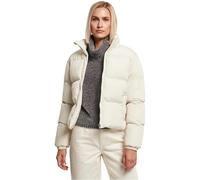 Urban Classics Doudoune Courte Peau de pêche pour Femme Veste, Whitesand