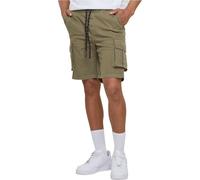 Urban Classics Drawstring Cargo Shorts, Shorts Homme, Olive, L
