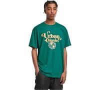 Urban Classics Ekologisk Globe Logo Tee T-Shirt, Vert, M Homme