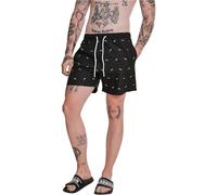 Urban Classics Embroidery Swim Shorts, Short Homme, Noir (Shark/Black/White 01700), XXXX-Large