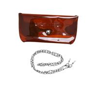 Urban Classics Étui marron châtaigne / argent, Taille Onesize