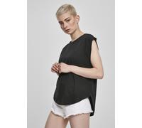 Urban Classics Female Shirt Ladies Basic Shaped Tee Black 4XL