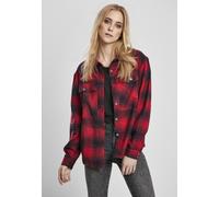 Urban Classics Female Shirt Ladies Check Overshirt Darkblue/Red L