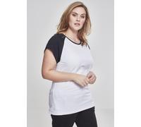 Urban Classics Female Shirt Ladies Contrast Raglan Tee White/Black M