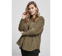 Urban Classics Female Shirt Ladies Corduroy Oversized Shirt Olive M