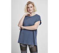 Urban Classics Female Shirt Ladies Extended Shoulder Tee Bleu Vintage L