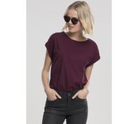 Urban Classics Female Shirt Ladies Extended Shoulder Tee Cherry 5XL