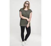 Urban Classics Female Shirt Ladies Extended Shoulder Tee Olive M