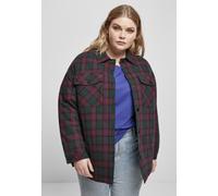 Urban Classics Female Shirt Ladies Padded Overshirt Jasper/Bluepurple 4XL
