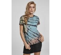 Urban Classics Female Shirt Ladies Tie Dye Boyfriend Tee Black S