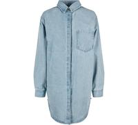 Urban Classics Femme Chemise Oversize en Jean pour Robe, Teinté Bleu Clair Délavé, L EU