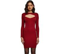 Urban Classics Femme Coupée pour Femme Robe, Bordeaux, XL EU