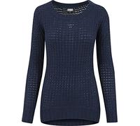 Urban Classics Femme Dames Long Wideneck Sweater Pull, Bleu Marine (155)., L EU