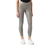 Urban Classics Femme en Cuir Synthétique pour Femme Leggings, Gris, L EU