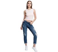 Urban Classics Ladies Lace Up Cropped Top Pink Taille: M | Tanktops Outlet | Femme | Rose