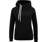 Urban Classics Femme Kapuzenpullover Ladies Raglan High Neck Hoody Sweater, Noir, 3XL EU