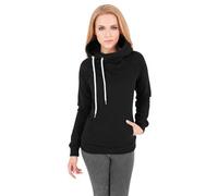 Urban Classics Femme Kapuzenpullover Ladies Raglan High Neck Hoody Sweater, Noir, 3XL EU