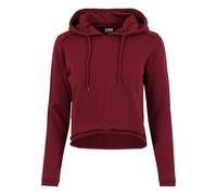 Urban Classics Femme Ladies Cropped Terry Hoody Sweat-Shirt à Capuche, Bordeaux, L
