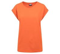 Urban Classics Femme Ladies Extended Shoulder Tee T-Shirt, Rust Orange, S EU